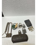 VINTAGE AO AMERICAN OPTICAL SAFETY GLASSES &amp; Case Scale Padlocks Random ... - $746.19 MXN