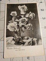 Herzlichen Gluckraunfch zum Geburtstage 1950 used German Postcard - £11.55 GBP