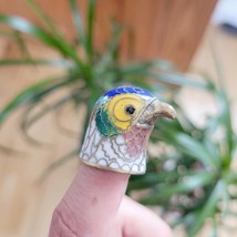 *RARE* Vintage Cloisonne Bird Thimble - €34,98 EUR