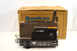 Sankyo Sound 600 Super 8 Single 8 Movie Film Projector w/ Box 1970s AS IS - $96.57