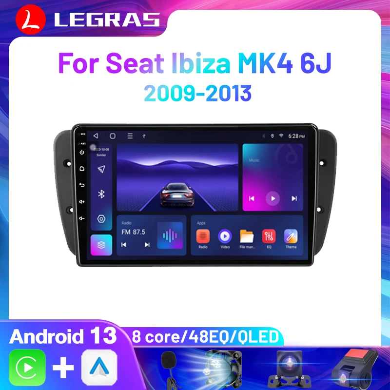 4g wifi gps carplay wireless android auto for seat ibiza 6j 2009 2010 2012 2013 mk4 thumb200