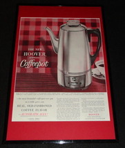 1955 Hoover Coffee Pot Framed 11x17 ORIGINAL Advertising Display  - £46.73 GBP