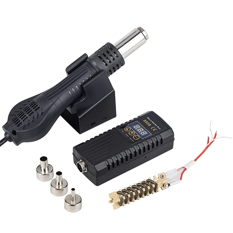  heat gun digital display micro rework soldering station hot air gun for welding repair thumb200