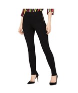 INC Womens 14 Deep Black High Waisted Zipper Detail Dress Pants PREOWN D... - $418.25 MXN
