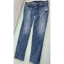 Silver Jeans Co Women&#39;s Boyfriend Stretch Distressed Tapered 33x29 - £19.53 GBP