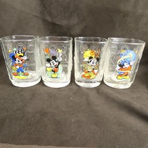 McDonalds - Disney Millennium Square Glasses Mickey Mouse - Set of 4 - FFJY& - £14.38 GBP