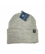 Winter Essentials Light Gray Knit Beanie Unisex Cuffed Hat - €8,56 EUR