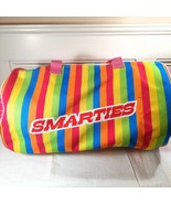 Smarties candy duffle bag travel luggage bright rainbow colors gym kids ... - £22.99 GBP
