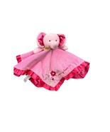 Carters Lovey Elephant Pink Satin Mommy Loves Me Stuffed Rattle Blanket ... - $313.80 MXN
