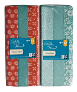 The Pioneer Woman Tissue Paper Red Teal Floral ~ Choice 1 Pack of 12pc F... - £8.78 GBP
