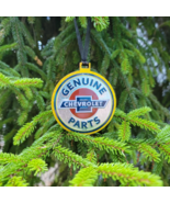 Chevrolet Ornament Christmas Ornaments Genuine Parts Chevy Wood And Metal - £15.50 GBP