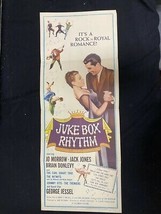 Juke Box Rhythm Original Insert movie poster 1959- George Jessel - £165.98 GBP