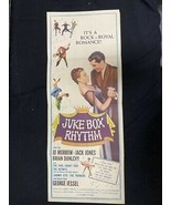 Juke Box Rhythm Original Insert movie poster 1959- George Jessel - £166.86 GBP