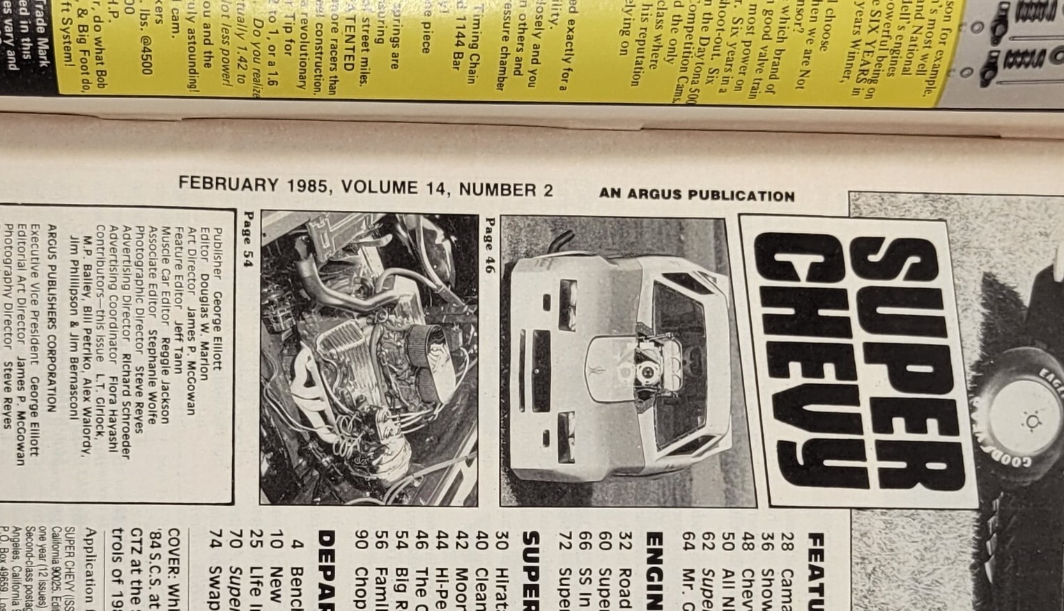 PV) Super Chevy Magazine February 1985 Volume 14, Issue 2 Camaro Corvette Item image 5