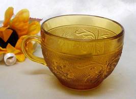 1164 Antique Indiana Amber Sandwich Coffee Cup - £5.53 GBP