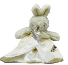 Bunnies By The Bay Rabbit Bunny Lovey Satin Security Blanket White Carro... - $18.69
