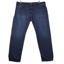 Mavi Zach Jeans Men’s 42&quot; x 32&quot; Dark Blue Denim Straight Leg Stretch Com... - £25.99 GBP