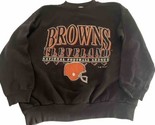 Vintage 1992 Cleveland Browns Tultex Crewneck Sweatshirt XL / L - £27.24 GBP