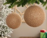 Simply Stunning S/2 Decorative Hanging Pearl Spheres by Janine Graff Cha... - $193.99