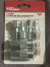 Hyper Tough HT7PAAK - 7 Piece 1/4 Inch Air Tool Accessory Kit I/M Style ... - £6.61 GBP