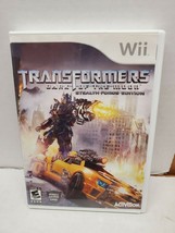 Transformers Dark of the Moon Stealth Force Edition Video Game for Wii b... - $8.38