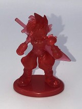 Final Fantasy VII Coca-Cola clear red Cloud chibi crystal figure 2001 Sq... - $18.39