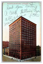 Rockefeller Building Cleveland Ohio OH 1910 DB Postcard R23 - £2.33 GBP