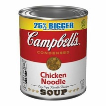 10 Campbell&#39;s Chicken Noodle Condensed Soups 13.8 Oz. Cans (10 Included) - $18.81