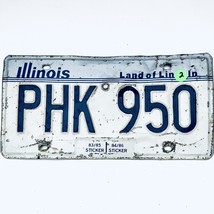  United States Illinois Land of Lincoln Passenger License Plate PHK 950 - €10,23 EUR