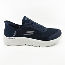 Skechers Go Walk Flex Grand Entry Navy Womens Size 12 Wide Slip On Sneakers - £53.43 GBP