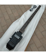Matte Black 4 Strings Headless Electric Bass Guitar,MINI Mahogany Body S449 - $5,008.48 MXN