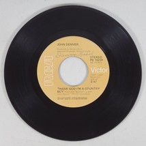 John Denver Thank God I&#39;m A Country Boy / My Sweet Lady 45 PM 7&quot; Record 1975 - £5.45 GBP
