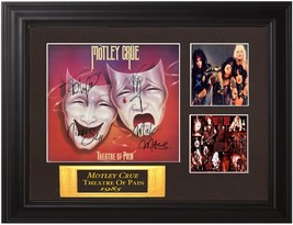 Motley Crue Autographed Lp &quot;Theater of Pain&quot; - £668.40 GBP