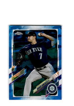 Marco Gonzales 2021 Topps Chrome Sapphire #136 Seattle Mariners - £1.55 GBP