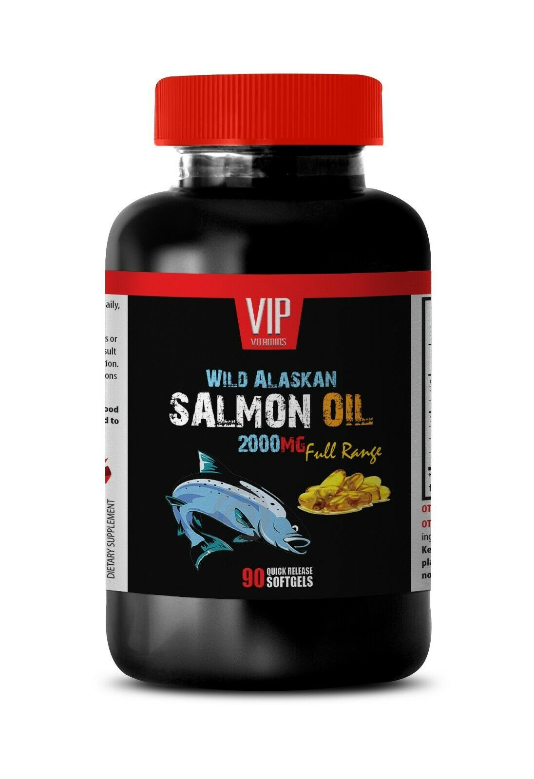 Primary image for naturally lower cholesterol - ALASKAN SALMON OIL 2000 - neuroprotective 1B 90