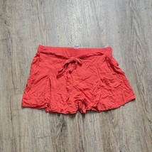 Revamped Pull On Elastic Waist Short Shorts ~ Sz XL ~ Red - £13.43 GBP