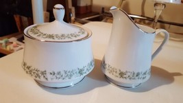 Mikasa Fine China Montclair G 9059 Creamer/Sugar Bowl Set! MINT  - $10.00