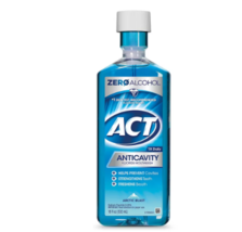 ACT Anticavity Mouthwash, Zero Alcohol Arctic Blast 18.0fl oz - £13.58 GBP