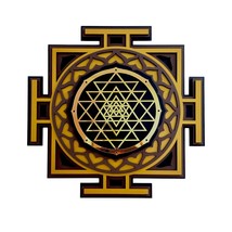 SRI Yantra Mandala Wall Decor forHarmony Prosperity Lottery Success 12 x 12 Inch - £118.69 GBP