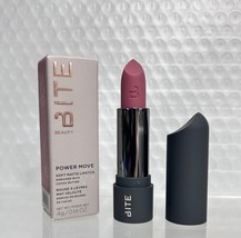 Bite Beauty Power Move Matte Lipstick SUGAR BUNS  0.14 oz  Full Size NEW... - £22.57 GBP