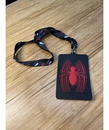 Disney Marvel Spiderman Lanyard Black Red Luggage Tag KG JD - $13.62 CAD