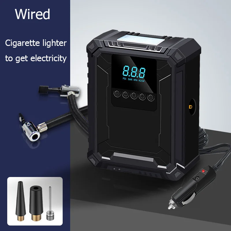 Portable Air Compressor For Cars Tire Air Injector Car Tyre Inflator Bicycle Pum - £263.61 GBP