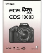 Canon EOS Rebel XS 1000D Manual Spanish / Espanol (book only) - €8,47 EUR