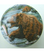 Ceramic Cabinet Knobs American Grizzley Bear Wildlife - $5.30