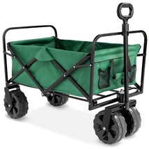 Green Heavy Duty Collapsible Multipurpose Indoor/Outdoor Utility Garden Cart - £181.99 GBP