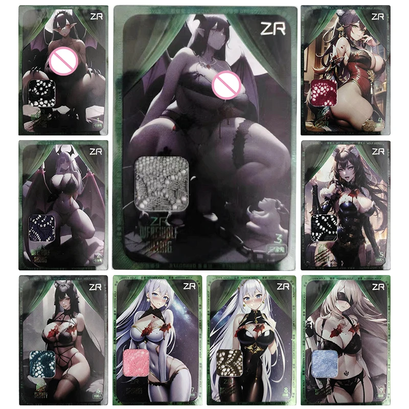 Anime Goddess Story Rare Limited Edition ZR Reflections Flash Cards albedo Taiho - £21.63 GBP