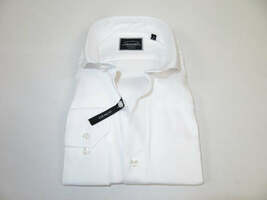 Men's Shirt Charles TYRWHITT 100% Cotton Cut-away Collar CHT-22 White Twill image 3