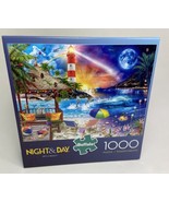 Night and Day  1000 Piece Puzzle Buffalo Games Sealed Lifes a Beach - $13.76