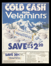 1984 Peppermint Velamints Sugar Free Circular Coupon Advertisement - $18.95