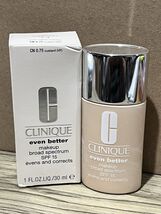 Clinique Even Better Makeup Broad Spectrum SPF 15 - CN 0.75 Custard (VF)... - $18.80